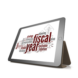 平板图像上的财年字云高重度图像制作了艺术品可用于任何图形设计财政年度平板上的字云图片