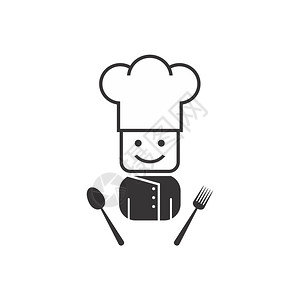 厨师avatar肖像图片标矢量形艺术设计插图片