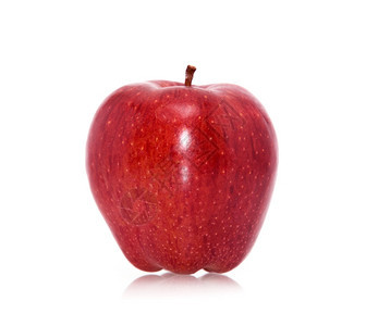 白色的红成熟苹果图片