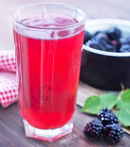 黑莓汁图片