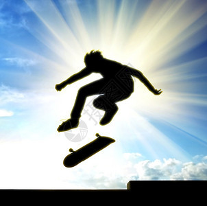 滑冰者设计要素图片