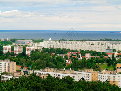 从海塔和地区gdanskdanzigPlurg市郊区建筑物外观图片