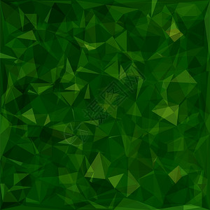 GreenMosaic多边形背景绿色几何模式多边形背景图片