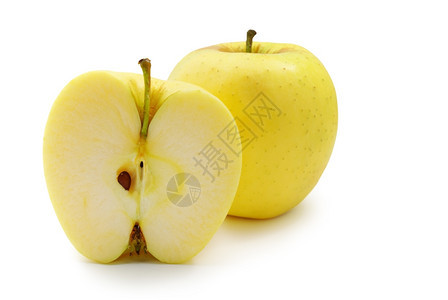 两个黄色苹果设计要素图片