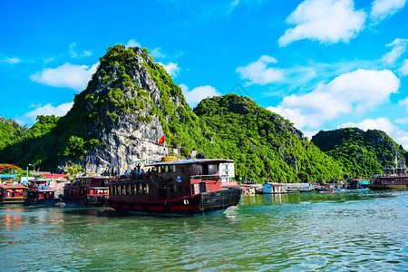 龙沐湾越南哈隆湾东亚背景