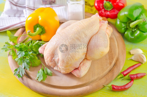 鸡肉和蔬菜图片