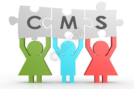 CMS线图像中的内容管理系统拼图里面的由hires制作的艺术品组成可用于任何图形设计背景图片