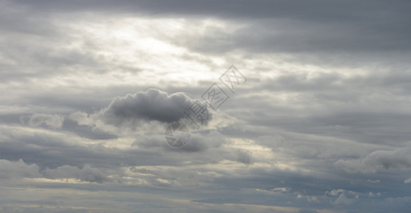 天空中的暴云图片