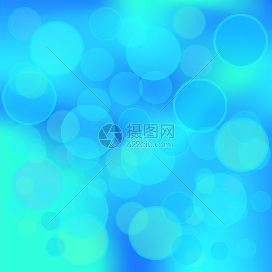 绿色蓝模糊背景抽象泡模式糊背景图片
