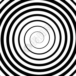 黑色螺旋背景Hypnotic单色Spal模式螺旋背景图片