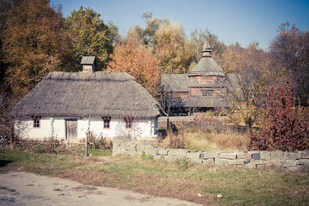 乌克兰基辅附近皮罗戈沃博物馆小型民房图片