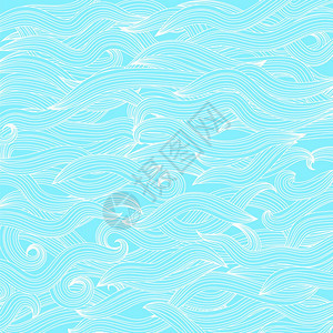 抽象波形图案的波形图案抽象的Azure波形图案背景抽象的波形图案图片