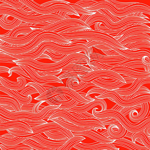 红色浪潮背景摘要波形模式摘要图片