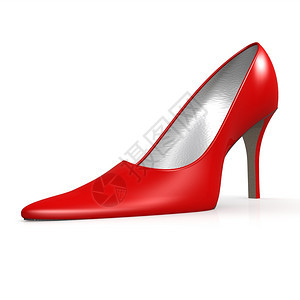 红高跟鞋图象上面有高深厚的的的画作可用于任何图形设计图片