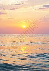 克里米亚海和天空的日落图片