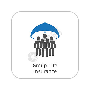 团体人寿保险图标平面设计单独说明集体人寿保险图标图片
