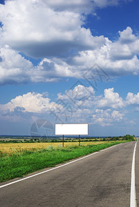 广告牌和长路设计的要素图片