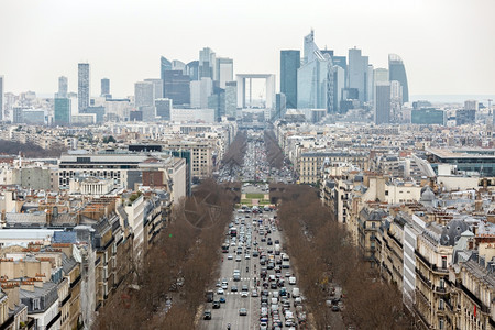 法国巴黎市景天际观图片