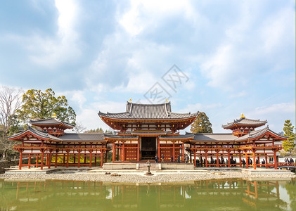 日本京都Uji镇Byodoin寺庙图片