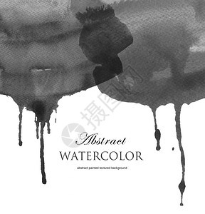 水颜色的抽象流下来手画背景纸质图片