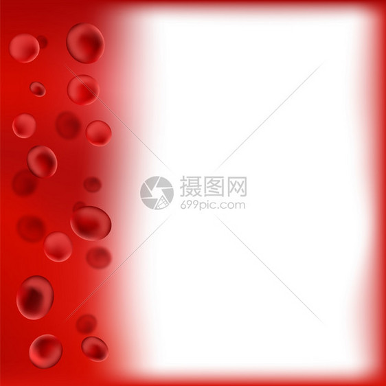 红血背景细胞医疗背景图片