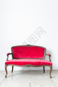 红沙发在古董室的当代风格Name图片