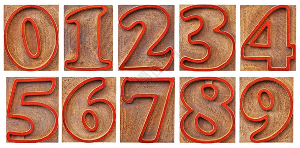 1到10数字图片