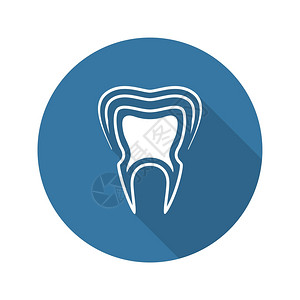 口腔健康图标平面设计单说明图片
