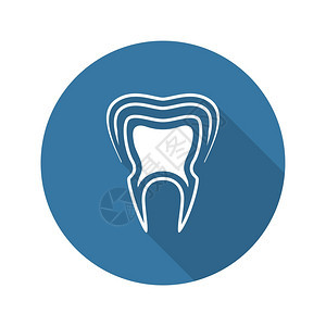 口腔健康图标平面设计单说明背景图片