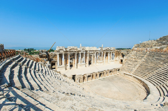 土耳其帕穆卡勒的Amphitheater图片