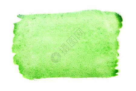 绿色水彩笔刷可用作背景图片