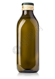 白色橄榄油瓶包括剪切路径图片