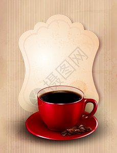 咖啡设计模板矢量插图图片