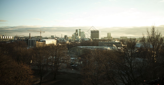 爱沙尼亚塔林市Tallinn的冬季景象图片