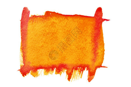 橙色水彩笔纹为您自己的文字留出空间图片