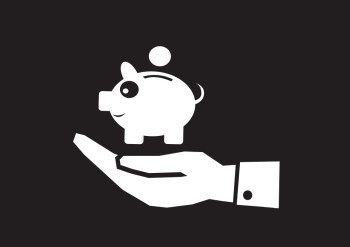 手和小猪银行图标图片