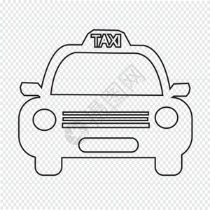 轿车驾驶室出租车汽图标背景