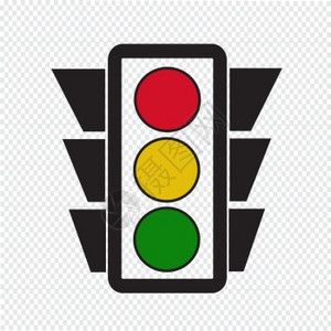 交通灯图标图片