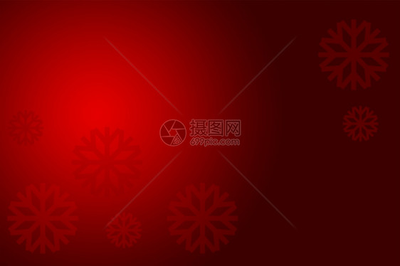 深红的圣诞节背景带雪片图片