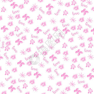 粉红水花背景Valentin日背景矢量格式图片