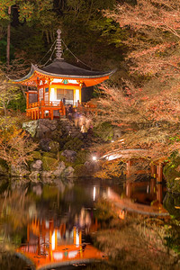 东极日本京都天知寺庙背景