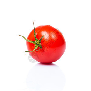 白色的新鲜西红柿图片