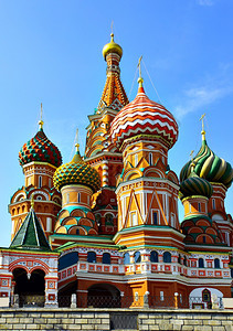 俄罗斯莫科红广场圣巴西尔教堂图片