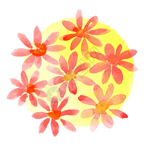红水花团图片
