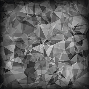 灰色多边形背景灰色水晶三角模式灰色多边形背景图片
