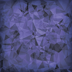 蓝色多边形背景蓝色水晶三角模式蓝色多边形背景图片