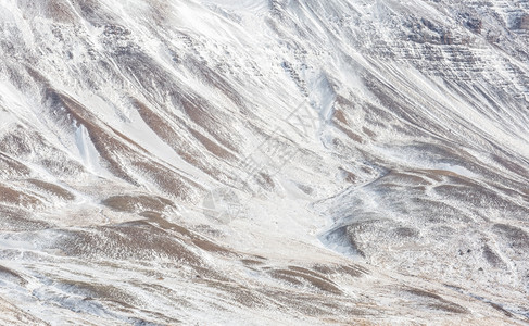 美女山冰岛冬季风雪山背景