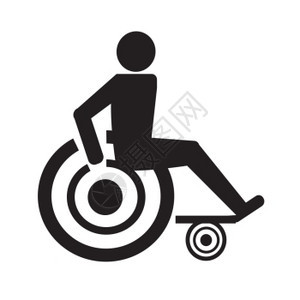 残疾人图标说明设计图片