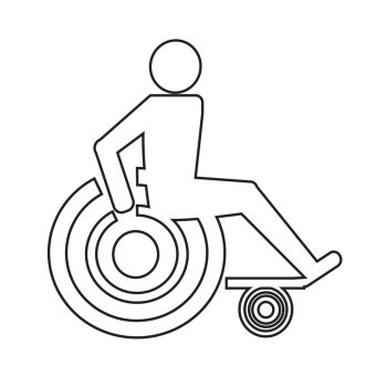 残疾人图标说明设计图片