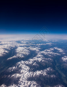 飞机窗外的地貌风景图片